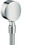 hansgrohe Fixfit S 27506000 Schlauchanschluss chrom, mit R&uuml;ckflussverhinderer &