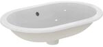 Ideal Standard Connect Einbauwaschtisch E504901 oval, ohne Hahnloch, mit &Uuml;berlauf,