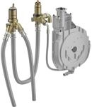Hansa Grundk&ouml;rper Universal 53030300 chrom, Wannenrand-3-Loch-Armatur, Einzelmontage