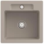 Villeroy und Boch Siluet Sp&uuml;le 334501AM mit Ablaufgarnitur und Handbet&auml;tigung,