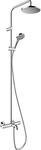 hansgrohe Vernis Blend 200 1jet Showerpipe 26274000 mit Wannenthermostat, chrom