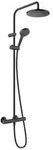 hansgrohe Vernis Blend 200 1jet Showerpipe 26089670 EcoSmart, mit Brausethermostat,