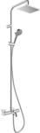 hansgrohe Vernis Shape 230 1jet Showerpipe 26098000 EcoSmart, mit Wannenthermostat,