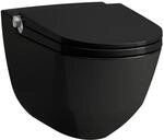 LAUFEN Cleanet Riva Dusch-WC H8206910200001 mit WC-Sitz, sp&uuml;lrandlos schwarz