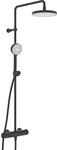 Hansa Hansamicra Duschsystem 4435013033 Thermostat, Ausladung 445-470mm, mattschwarz