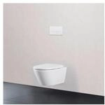 Duravit D-Neo Wand-WC Set 45770900A1 Rimless, Tiefsp&uuml;ler, WC mit WC-Sitz, Durafix