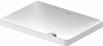 Duravit D-Neo Einbau-Waschtisch 0358600079 60x43,5cm, Einbau von oben, ohne Hahnloch