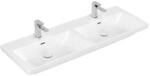 Villeroy und Boch Subway 3.0 Schrank-Doppelwaschtisch 4A71D501 130x47cm, mit je...