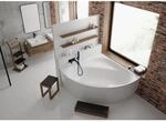 Hoesch iSENSI Eck-Badewanne 3827.010 150x150cm, wei&szlig;, 302 l, &Uuml;berlaufschlitz