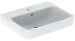 Geberit Renova Plan Aufsatz-Waschtisch 501721001 60x48cm, Hahnloch mittig, mit