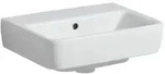 Geberit Renova Plan Handwaschbecken 501626008 45x34cm, ohne Hahnloch, mit &Uuml;berlauf,