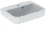 Geberit Renova Plan Aufsatz-Waschtisch 501719001 50x38cm, Hahnloch mittig, mit