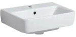 Geberit Renova Plan Handwaschbecken 501624008 45x34cm, Hahnloch mittig, mit
