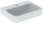 Geberit Renova Plan Handwaschbecken 501629008 50x38cm, Hahnloch mittig, ohne