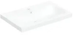 Geberit iCon Aufsatz-Waschtisch 501848001 70x48cm, Hahnloch mittig, mit &Uuml;berlauf,