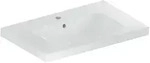 Geberit iCon light Waschtisch 501839001 75x48cm, Hahnloch mittig, mit &Uuml;berlauf, mit