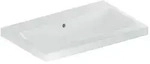 Geberit iCon Light Waschtisch 501835004 75x48cm, ohne Hahnloch, mit &Uuml;berlauf, wei&szlig;