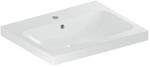 Geberit iCon Light Waschtisch 501834001 60x48cm, Hahnloch mittig, mit &Uuml;berlauf,