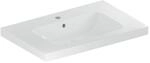Geberit iCon light Waschtisch 501840001 90x48cm, Hahnloch mittig, mit &Uuml;berlauf, mit