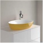 Villeroy und Boch Artis Aufsatzwaschbecken 419861BCW9 61x41cm, ohne Hahnloch,...