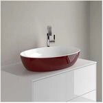 Villeroy und Boch Artis Aufsatzwaschbecken 419861BCS9 61x41cm, ohne Hahnloch, ohne