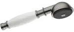 Dornbracht Madison Handbrause 28002970-990010 Metall, Porzellangriff wei&szlig;, Dark