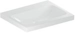Geberit iCon light Waschtisch 501834007 60x48cm, ohne Hahnloch, ohne &Uuml;berlauf, wei&szlig;