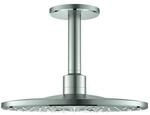 Grohe Rainshower Kopfbrauseset 26477DC0 supersteel, mit Deckenauslass 14,2 cm, 2