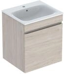 Geberit Renova Plan M&ouml;bel-Waschtisch-Set 501914001 55x62,2x48cm, Korpus nussbaum
