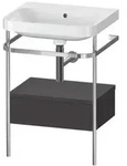 Duravit Happy D.2 Plus M&ouml;belwaschtisch-Kombination HP4840N8080 57,5 x 49 cm, ohne