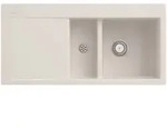 Villeroy und Boch Subway Fl&auml;chenb&uuml;ndige Sp&uuml;le 67121FKR Becken rechts, mit