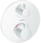 hansgrohe Ecostat S Fertigmontageset 15758700 UP-Thermostat, f&uuml;r 2 Verbraucher,