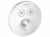 hansgrohe ShowerSelect S Fertigmontageset 15743700 UP-Thermostat, für 2...