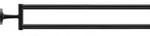 Duravit Starck T Handtuchhalter 0099414600 Halter schwarz matt, zweiarmig, beweglich