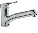 Ideal Standard CeraFit K&uuml;chenarmatur BC144AA mit herausziehbarer Handbrause, chrom,