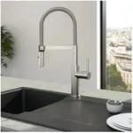 Villeroy und Boch Steel Expert 2.0 K&uuml;chenarmatur 928000LC Edelstahl massiv,