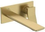 Ideal Standard Conca Fertigmontageset A7372A2 Aufputz-Wandarmatur, 220 mm, Brushed