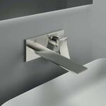Ideal Standard Conca Fertigmontageset A7372GN Aufputz-Wandarmatur, 220 mm, Silver