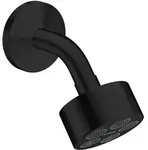 hansgrohe Axor One Kopfbrause 48490670 mit Brausearm, EcoSmart, mattschwarz