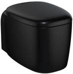 VitrA Plural Wand-Tiefsp&uuml;l-WC 7830B483-0075 schwarz matt, ohne Sp&uuml;lrand,...