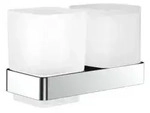 Emco Loft Glashalter 053100101 mit Fl&uuml;ssigseifenspender, mit St&uuml;lpbecher,