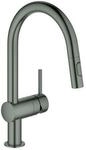 Grohe Minta Sp&uuml;ltisch-Einhebelmischer 32321AL2 hard graphite geb&uuml;rstet,