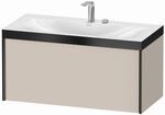 Duravit XViu Waschtisch-Unterschrank XV4611EB291P 100x48cm, 1 Auszug, 2 Hahnl&ouml;cher,