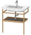 Duravit DuraStyle Handtuchhalter DS988204976 74 x 44 cm, graphit matt/Eiche massiv,