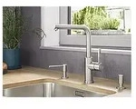 Blanco LANORA-F K&uuml;chenarmatur 526181 Niederdruck, Bedienhebel mit senkrechter