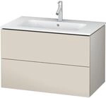 Duravit L-Cube Waschtisch-Unterschrank LC624109191 82 x 48,1 cm, taupe matt, 2