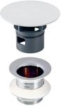 Geberit Schaftventil 152050211 chrom, 1 1/4" x 50 mm, mit Ablaufkappe