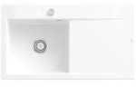 Villeroy und Boch Subway Style 50 Einbausp&uuml;le 335202R1 links, mit Ablaufgarnitur,