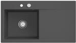 Villeroy und Boch Subway Style 50 Einbausp&uuml;le 335202i4 links, mit Ablaufgarnitur,