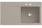 Villeroy und Boch Subway Style 50 Einbausp&uuml;le 335102AM rechts, mit Ablaufgarnitur,
